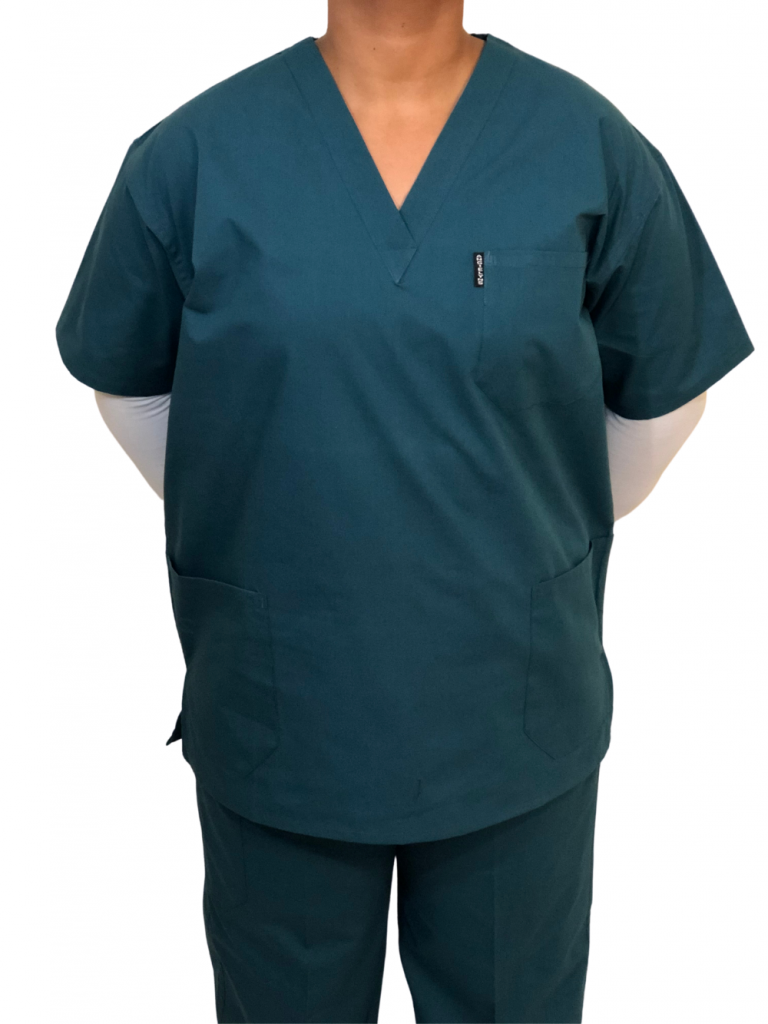 Caribbean Blue Scrubs – Medical Scrub Set (Top & Pant) – Angielyns ...