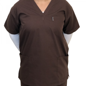 Chocolate Brown Scrubs - Medical Scrub Set (Top & Pant)