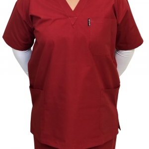 Red Scrubs - Medical Scrub Set (Top & Pant)